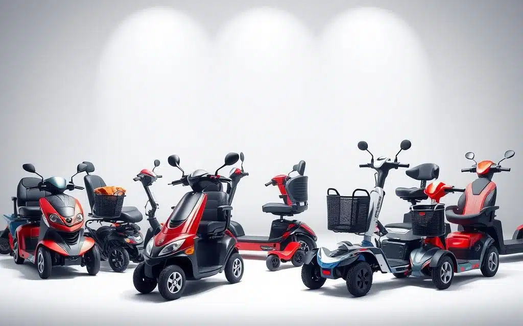 De verschillende types scootmobielen