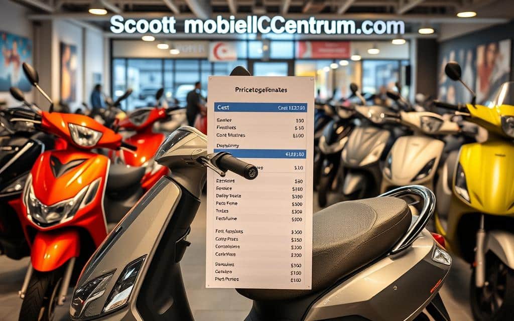 Kosten van scootmobielen in Vreren