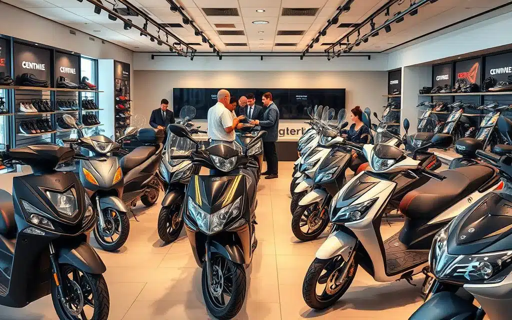 Verschillende Types Scootmobielen