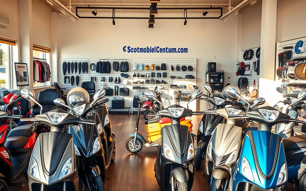 assortiment van scootmobielen