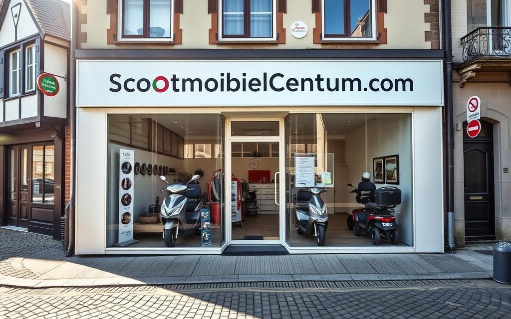 fysieke scootmobiel winkel Alveringem