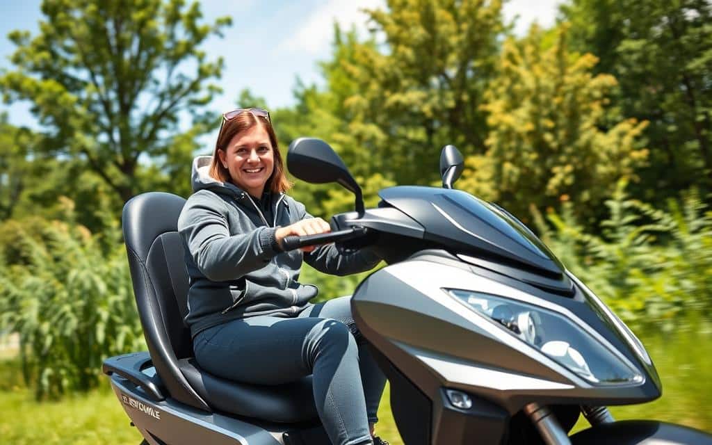 proefrit scootmobiel Adegem