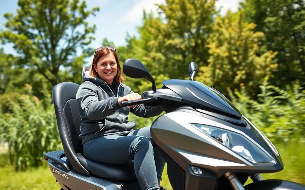 proefrit scootmobiel Adegem