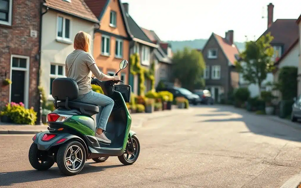 proefrit scootmobiel Zeveneken