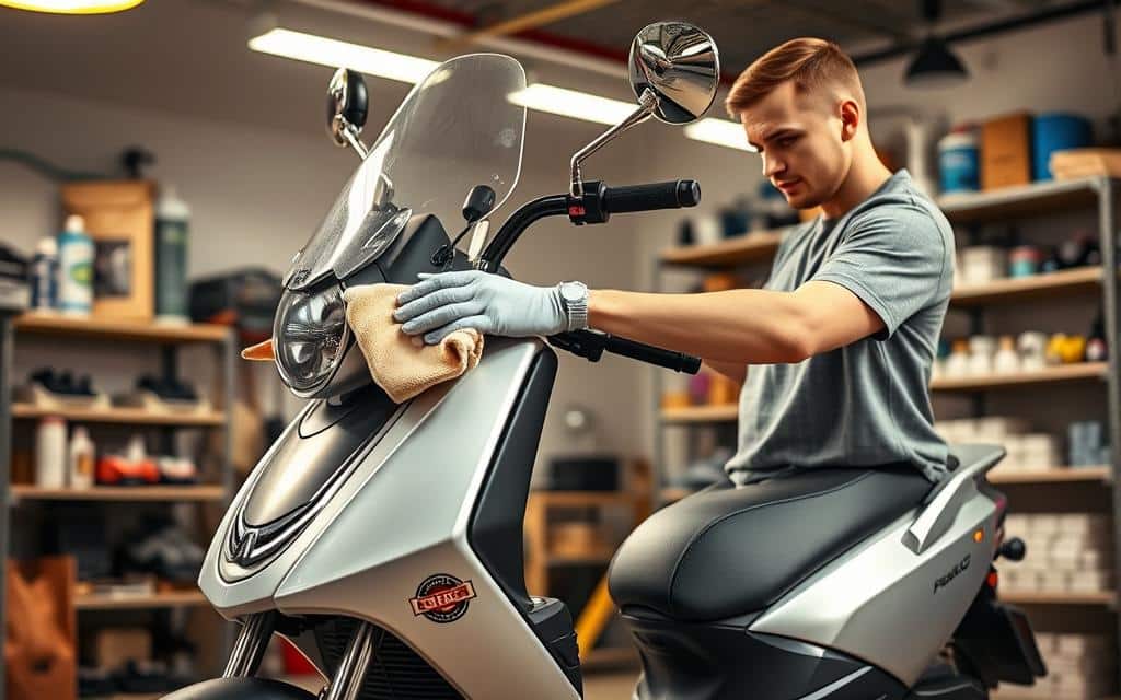 schoonmaak scootmobiel