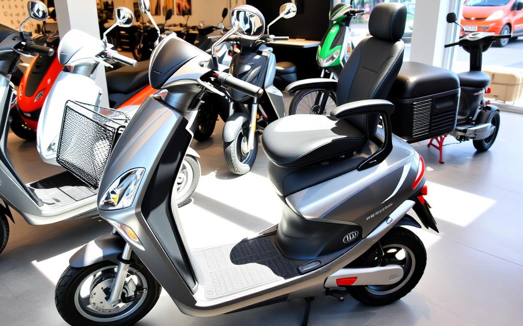 scootmobiel in verschillende modellen