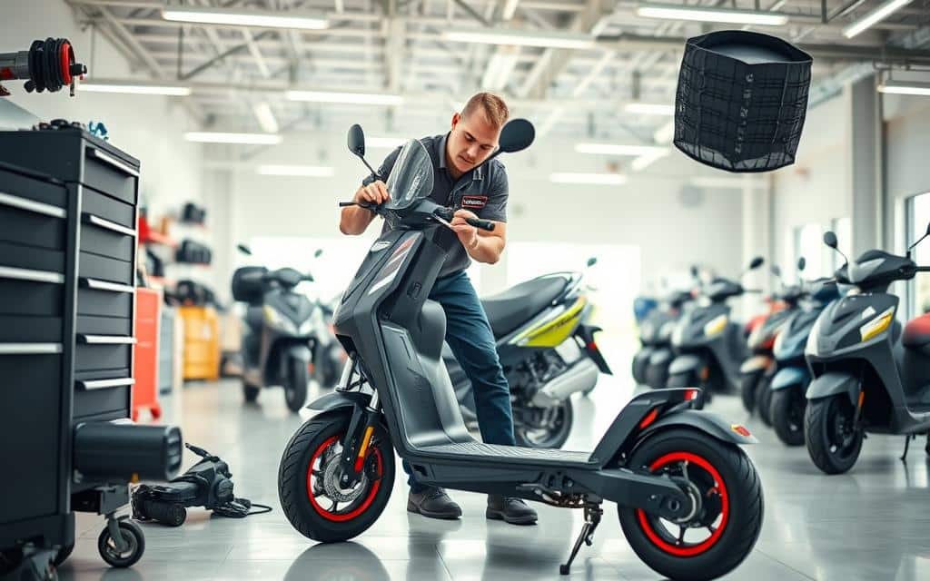 scootmobiel onderhoud Bottelare