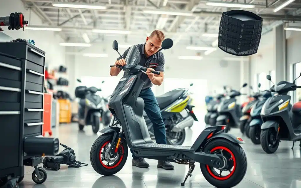 scootmobiel onderhoud Bottelare