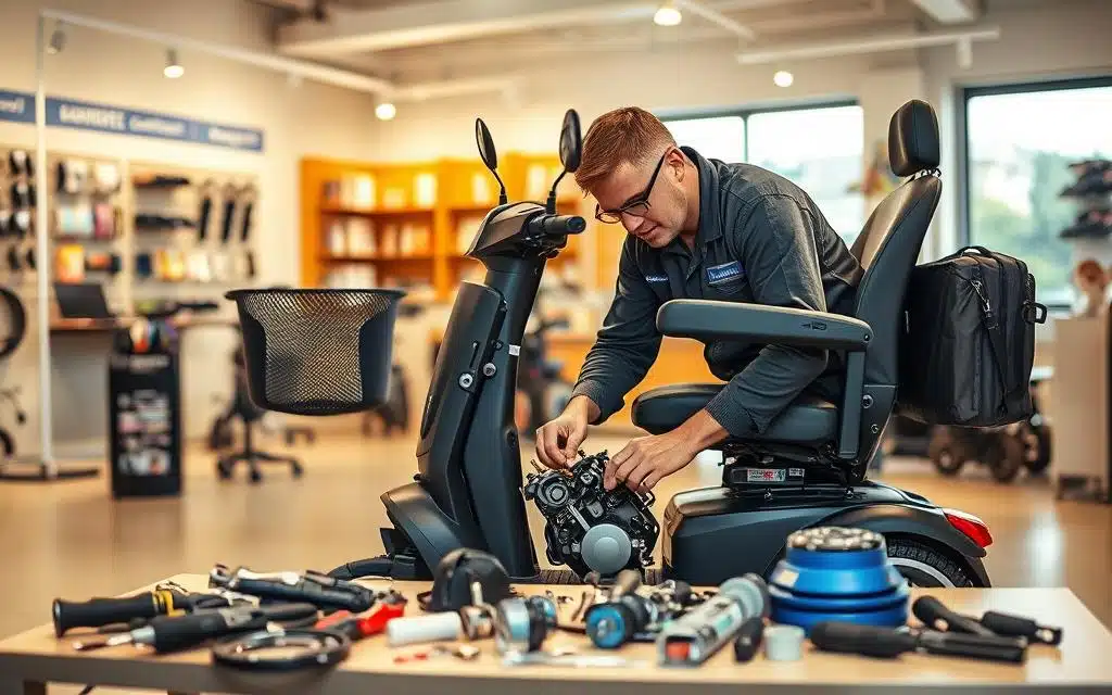 scootmobiel onderhoud Deurle