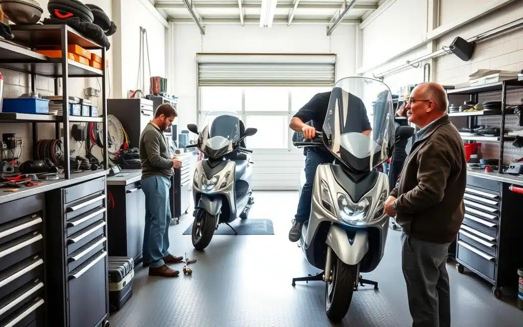 scootmobiel onderhoud Melsen