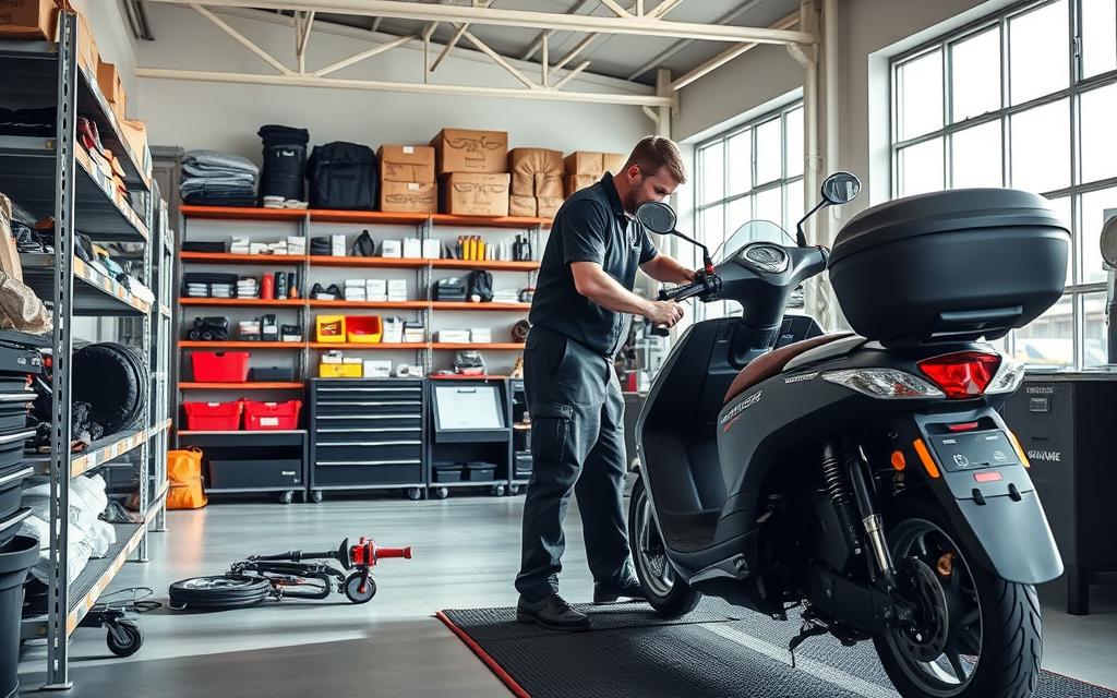 scootmobiel onderhoud Zeebrugge