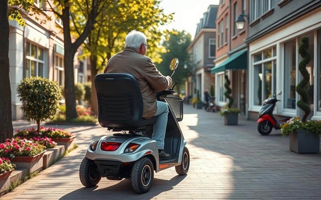 scootmobiel proefrit Schoonbeek
