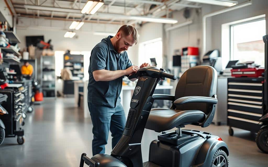 scootmobiel reparatie Broek