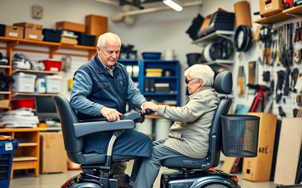 scootmobiel reparatie in Rotem