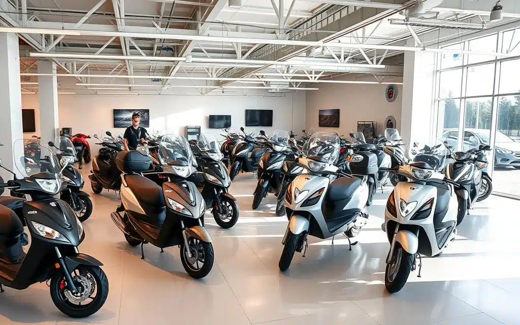 scootmobiel showroom