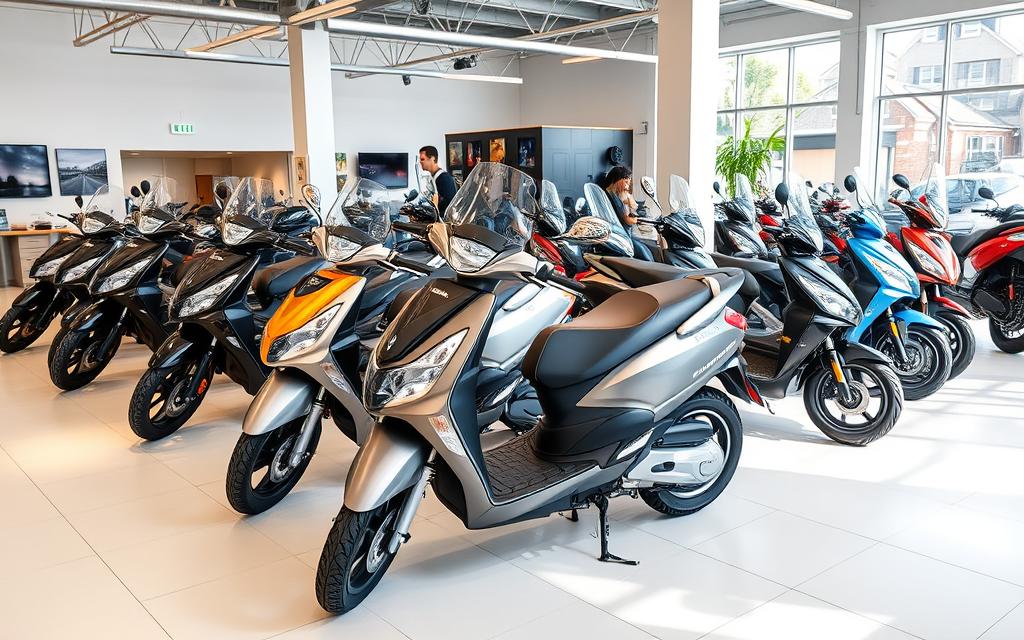 scootmobiel showroom Aspelare