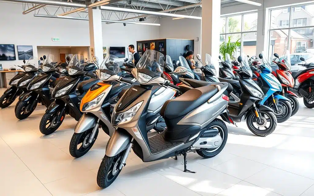 scootmobiel showroom Aspelare