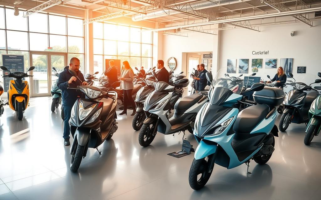 scootmobiel showroom Battel