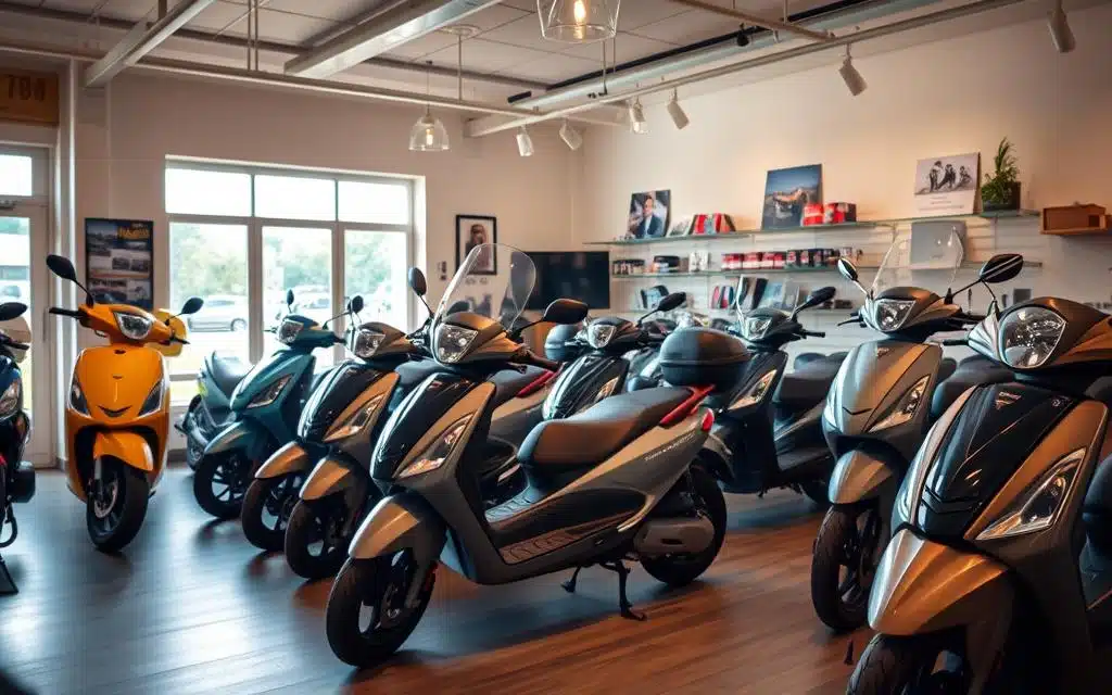 scootmobiel showroom Beervelde
