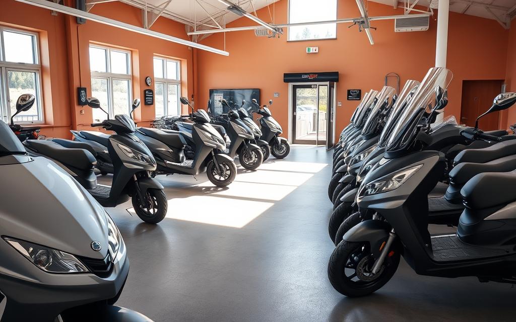 scootmobiel showroom Deftinge