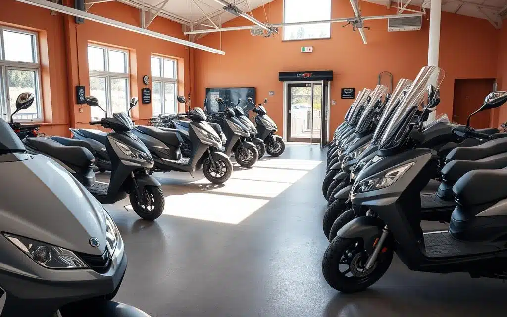 scootmobiel showroom Deftinge