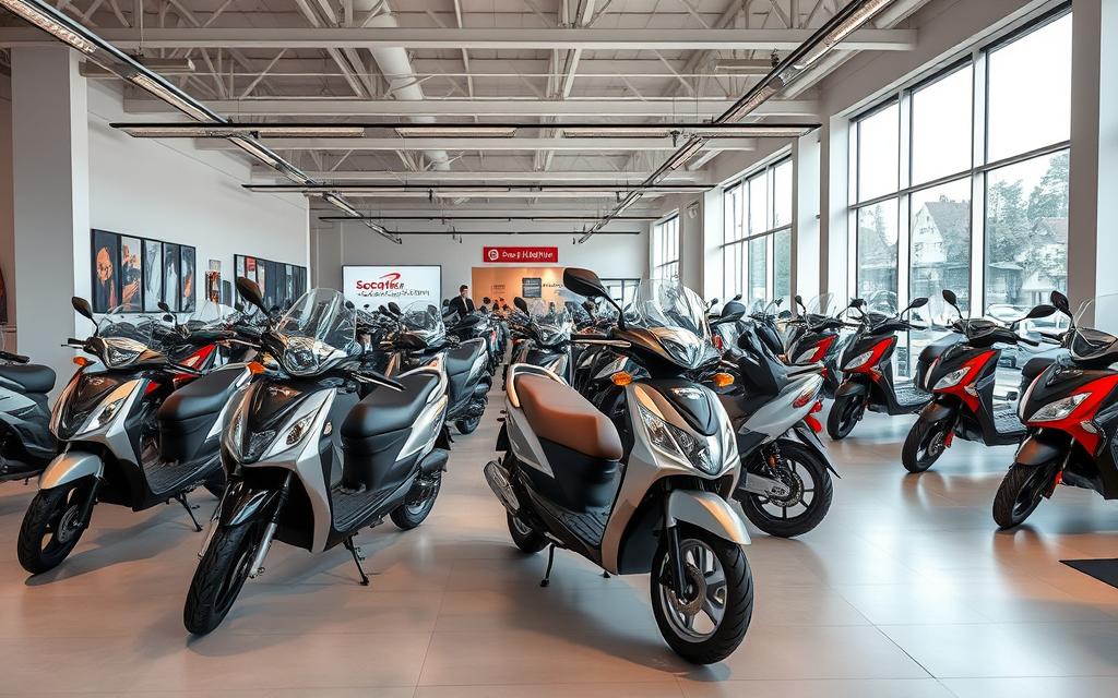 scootmobiel showroom Edelare
