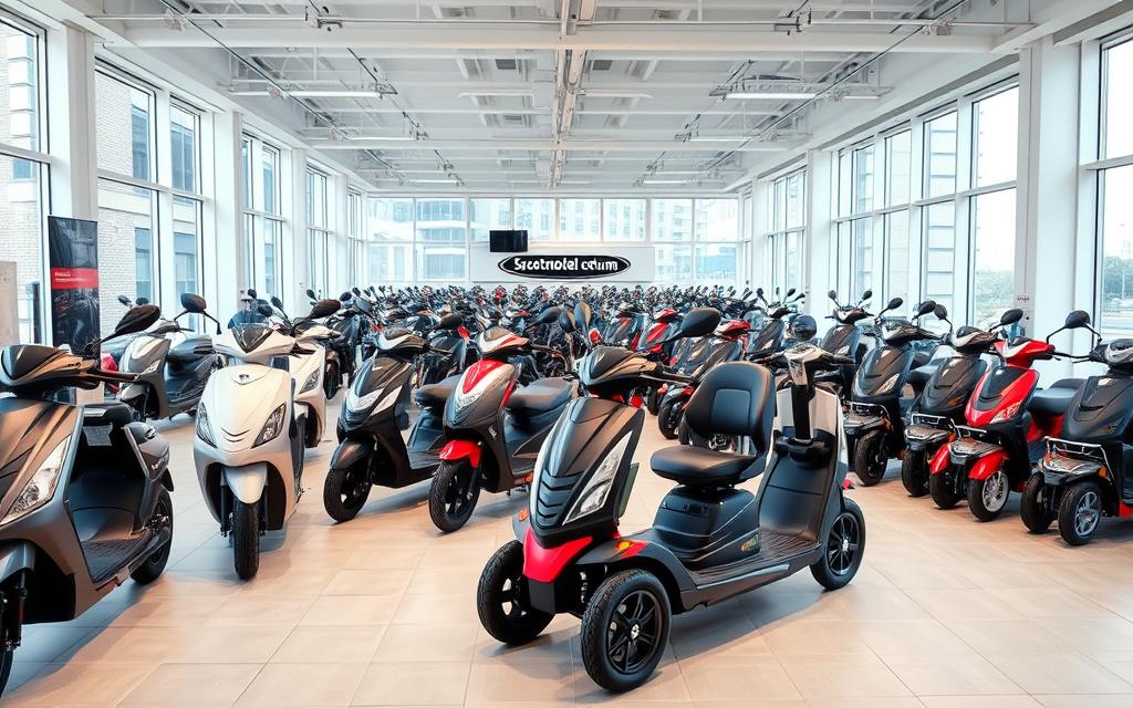 scootmobiel showroom Kaster