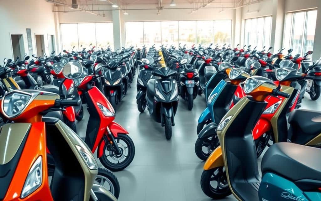 scootmobiel showroom Kaulille