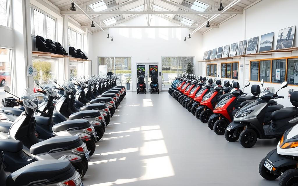 scootmobiel showroom Rozebeke