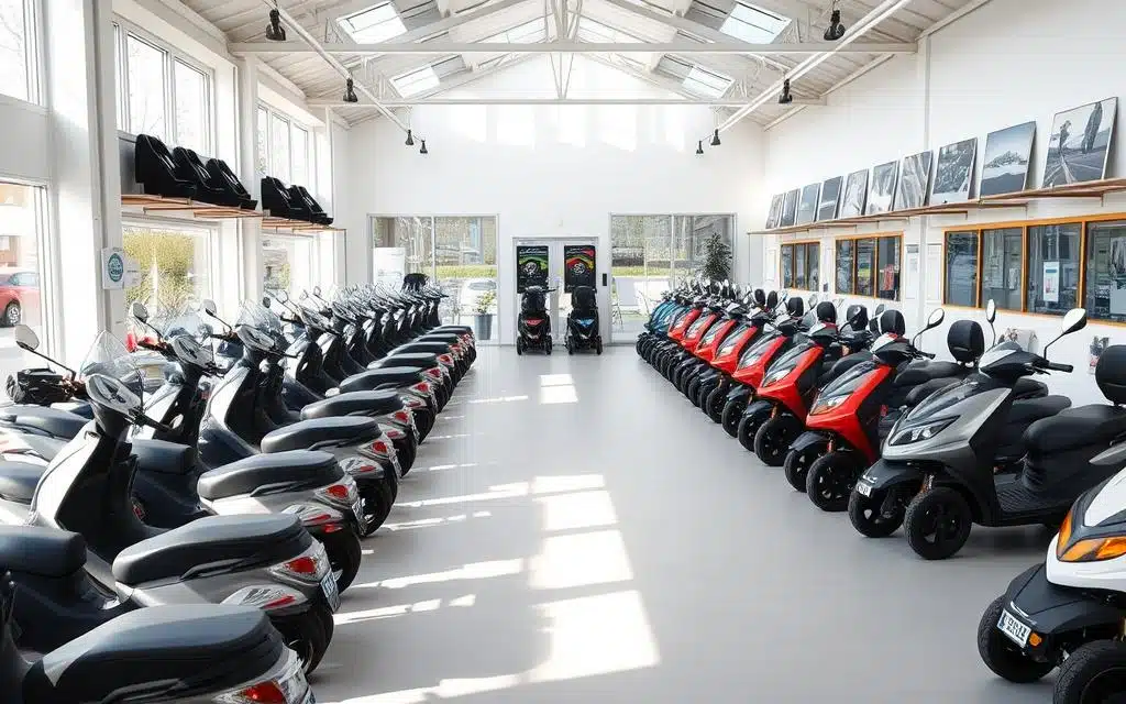 scootmobiel showroom Rozebeke