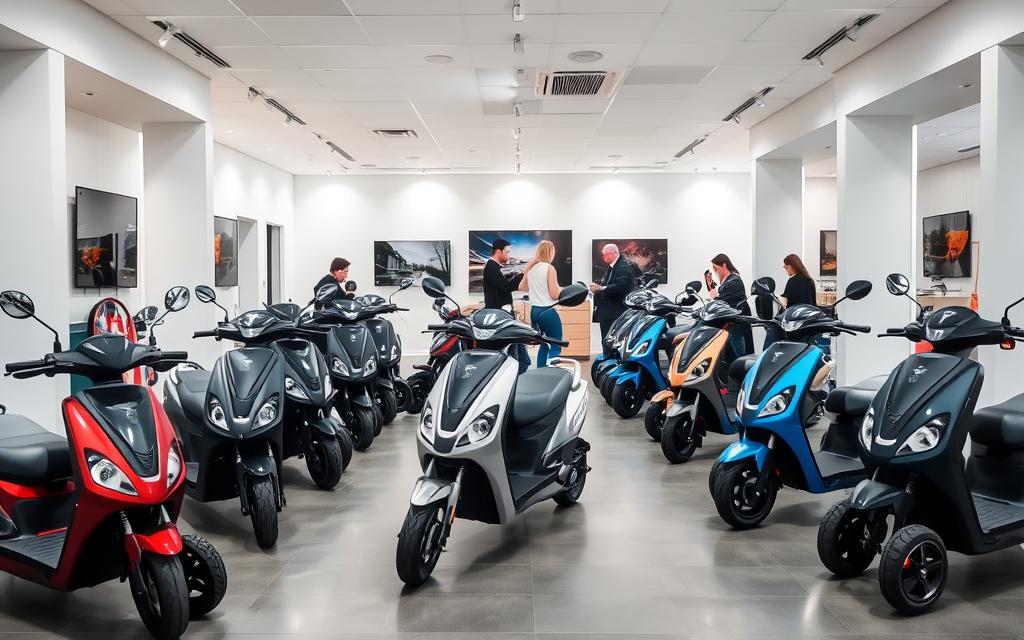 scootmobiel showroom