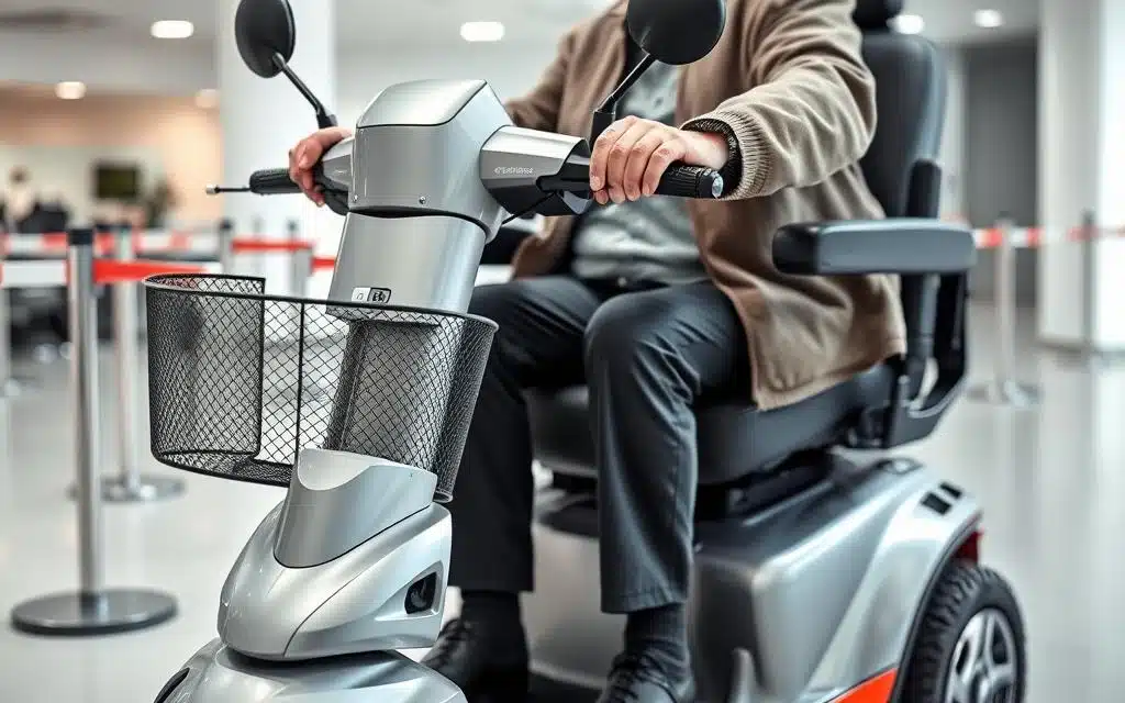 testen van de scootmobiel