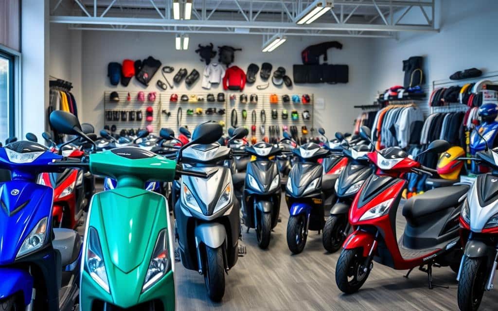 verschillende modellen scootmobiel