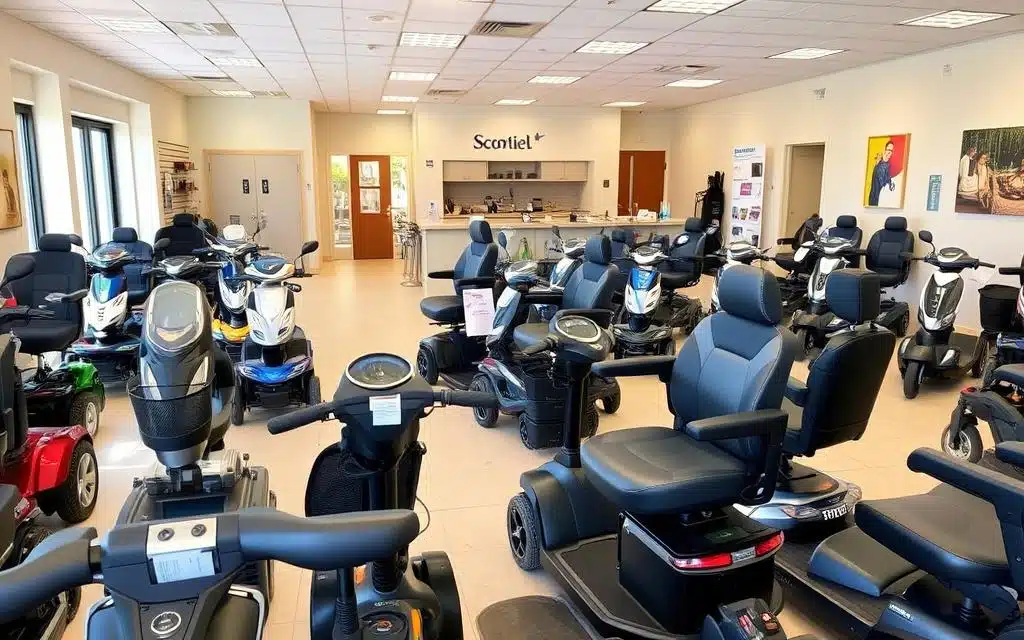 verschillende modellen scootmobiel