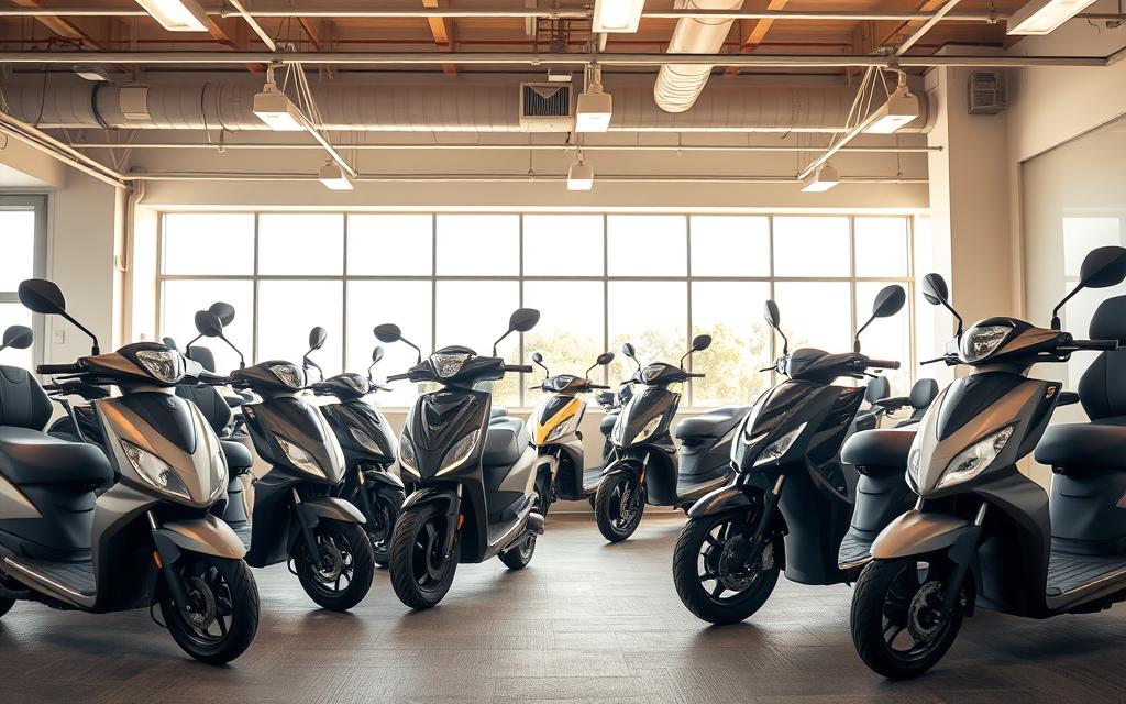 verschillende types scootmobiel