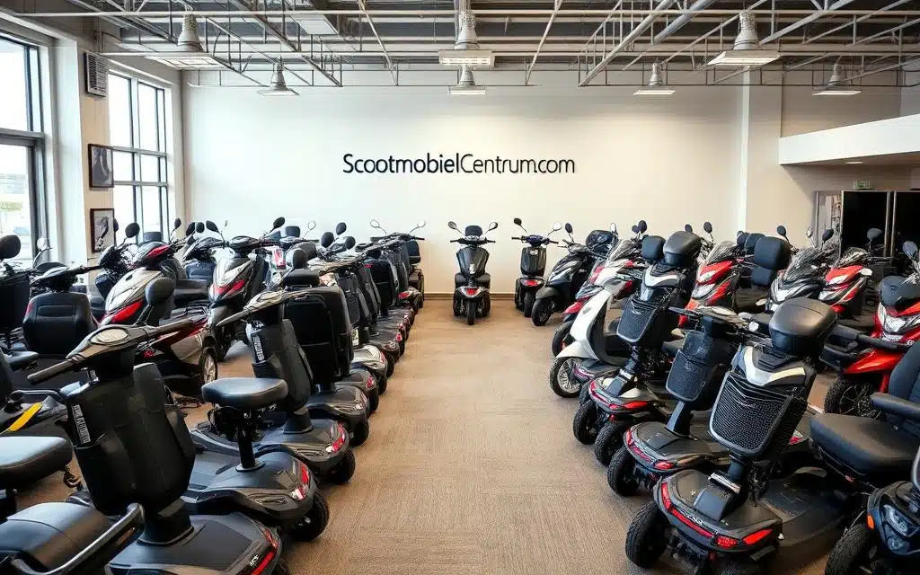 verschillende types scootmobielen