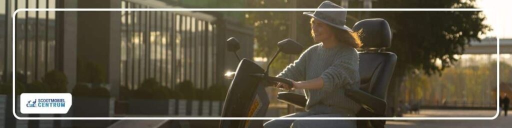 opgevoerde scootmobiel
