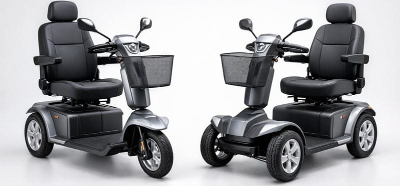Vergelijking 3 wiel en 4 wiel scootmobiel
