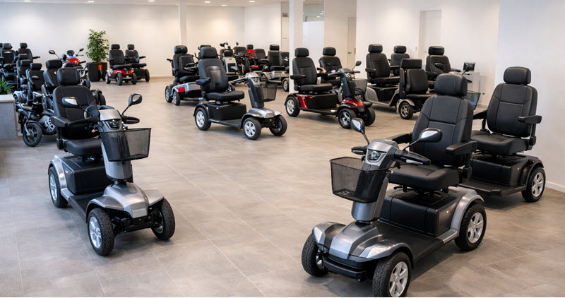 Scootmobiel showroom in de regio Den Bosch