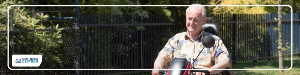 rollator meenemen op scootmobiel