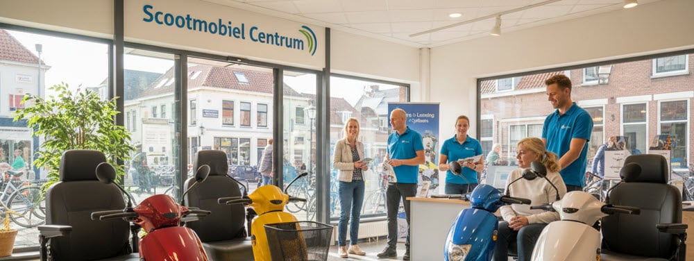 scootmobiel winkel in haren, kopen of leasen bij de scootmobielspecialist - Scootmobiel Centrum.