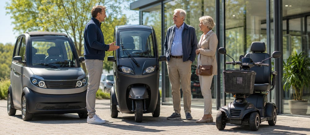 Biro alternatief vergelijken met persoonlijk advies bij Scootmobiel Centrum