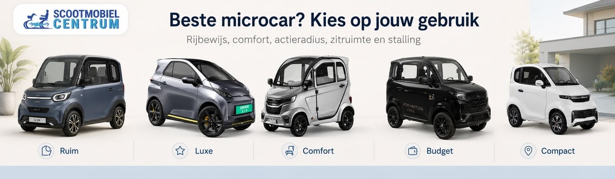 Microcar kopen? +10 luxe nieuwe elektrische microcars