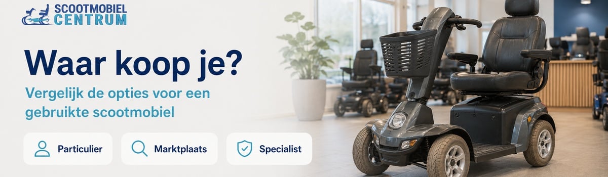 Tweedehands scootmobiel via Marktplaats winkel of specialist vergelijken
