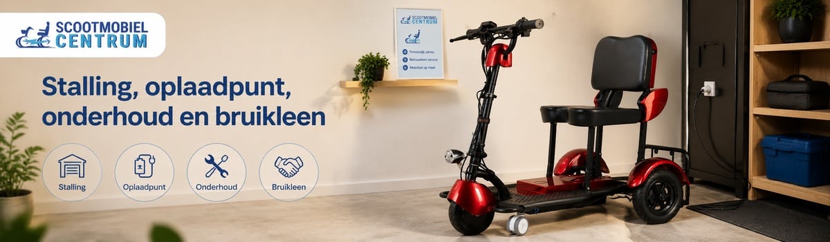 Wmo scootmobiel stalling oplaadpunt onderhoud en bruikleen voorbereiden